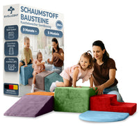 Schaumstoff Bausteine Bunt mit Verpackung (Bunt)