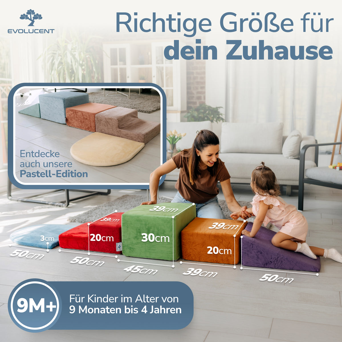 Richtige Größe für dein Zuhause (Bunt)