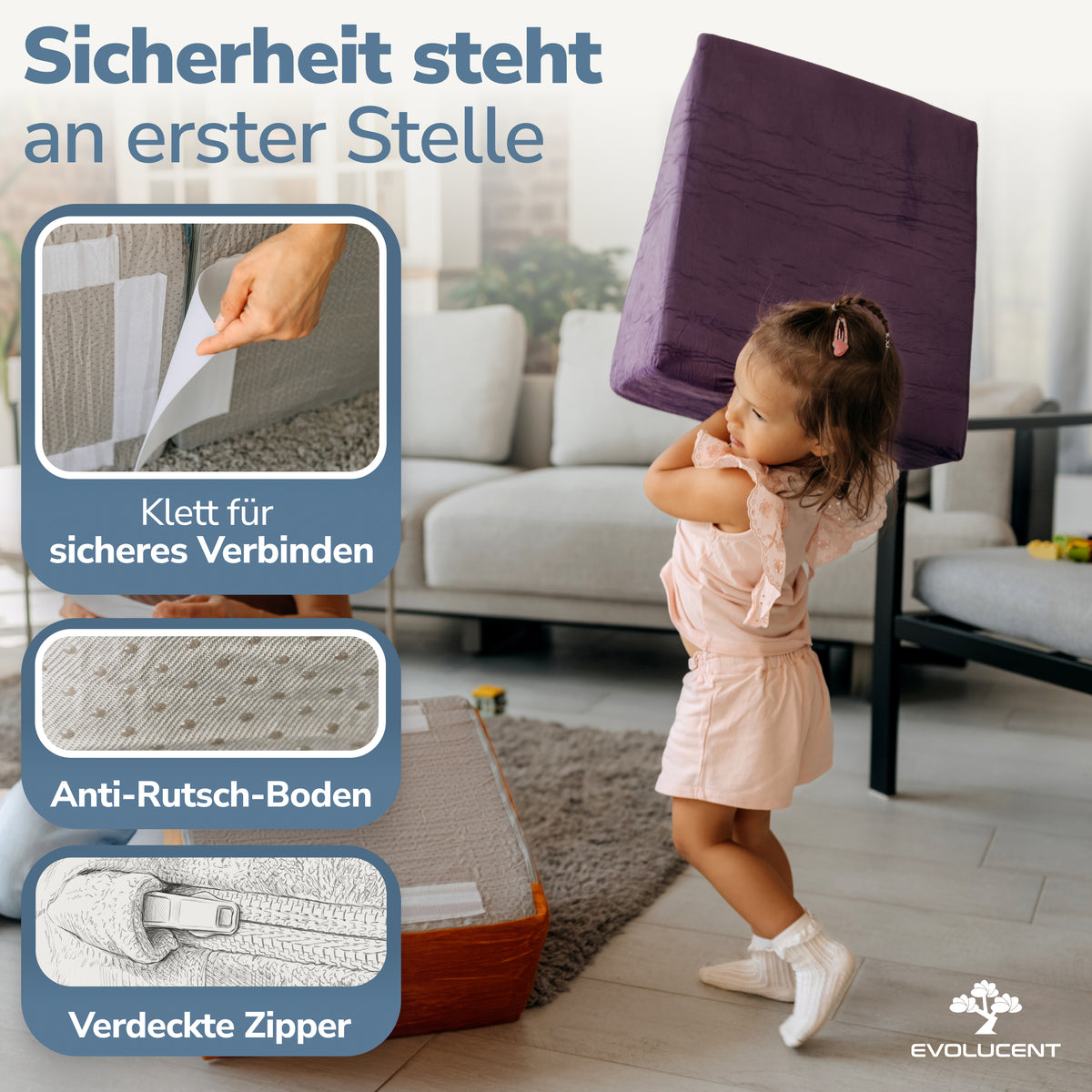 Sicherheit steht an erster Stelle (Bunt)