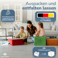 Auspacken und entfalten lassen (Bunt)